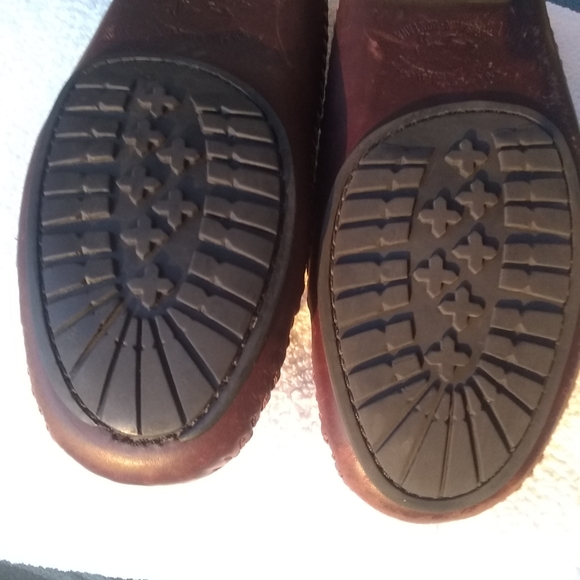 H.S.TRASK GENUINE HANDSEWN SLIP-ONS - SIZE 11 M - Picture 12 of 16